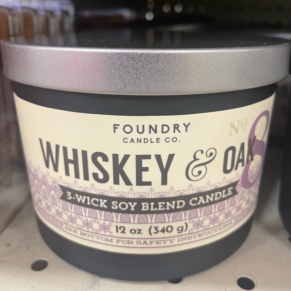 Whisky & Oak 8 soy blend candle 12oz